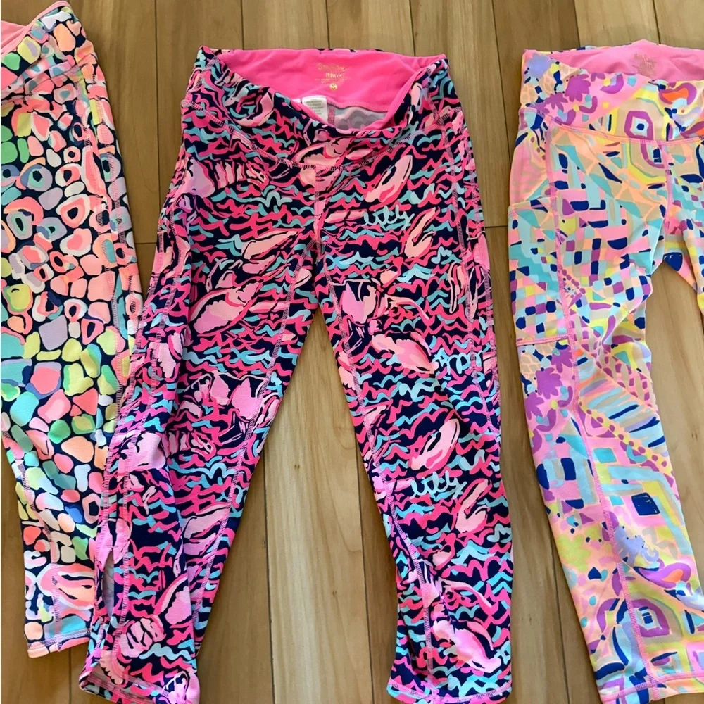 Lilly Pulitzer Colorful Patterned Leggings Set - Picture 5 of 12
